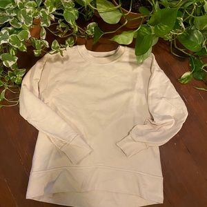 Madewell Pale Blush Crewneck Sweater